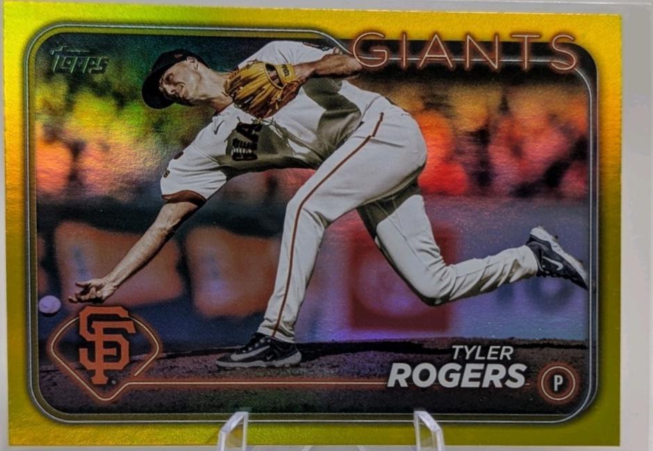 Tyler Rogers [Yellow Rainbow Foil] #US92