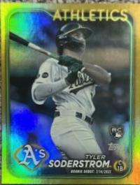 Tyler Soderstrom [Gold Rainbow Foil] #US116