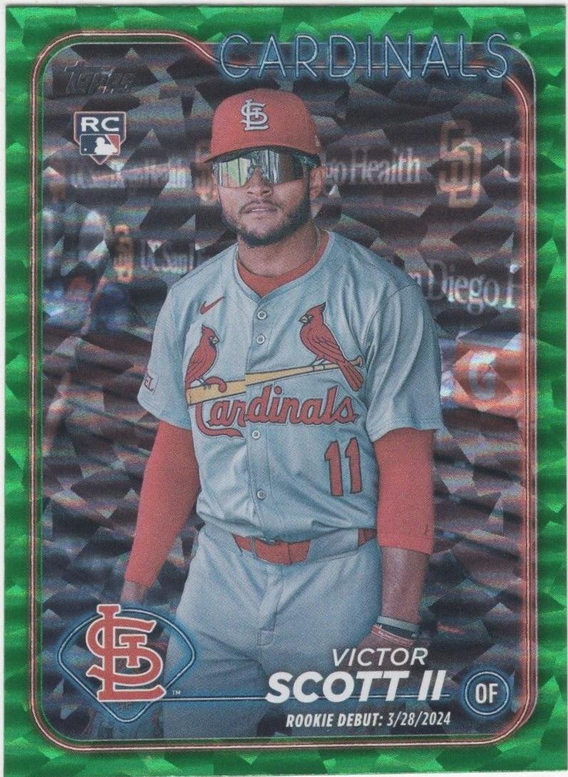 Victor Scott II [Green Crackle Foilboard] #US77