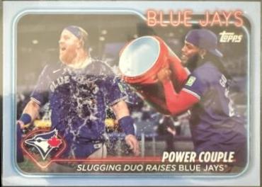 Vladimir Guerrero Jr. & Justin Turner [Father's Day Powder Blue] #US63