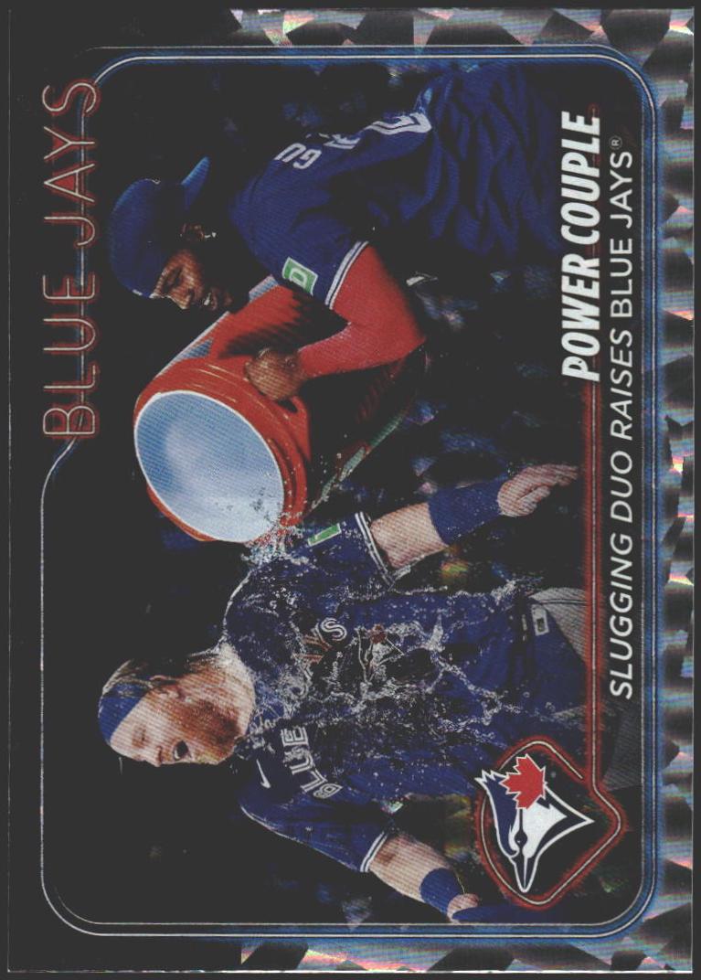 Vladimir Guerrero Jr. & Justin Turner [Silver Crackle Foilboard] #US63