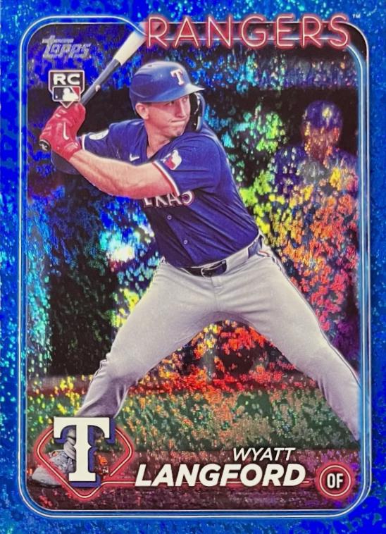Wyatt Langford [Blue Foilboard] #US151