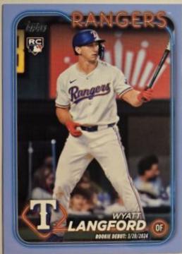 Wyatt Langford [Father's Day Powder Blue] #US341