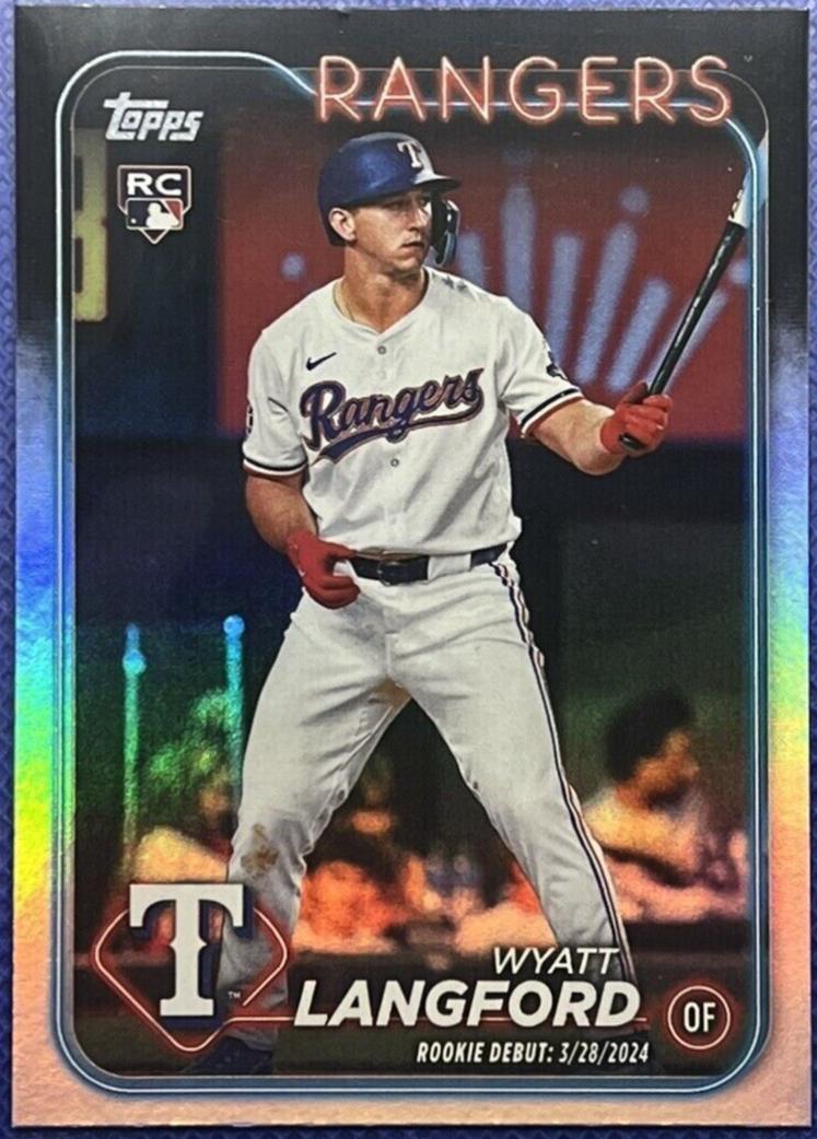 Wyatt Langford [Rainbow Foil] #US341