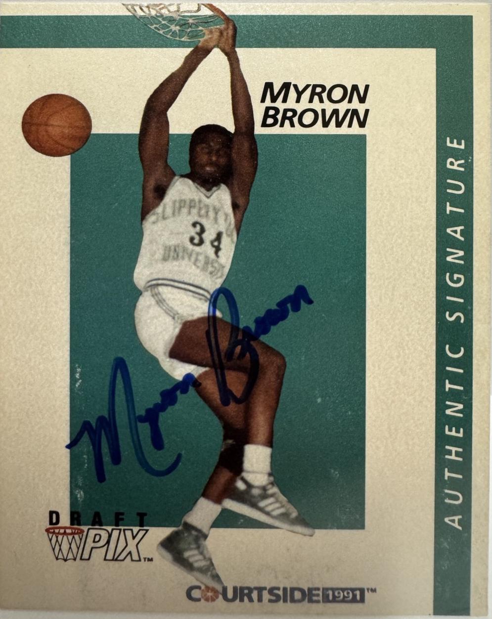 Myron Brown [Autograph] #9