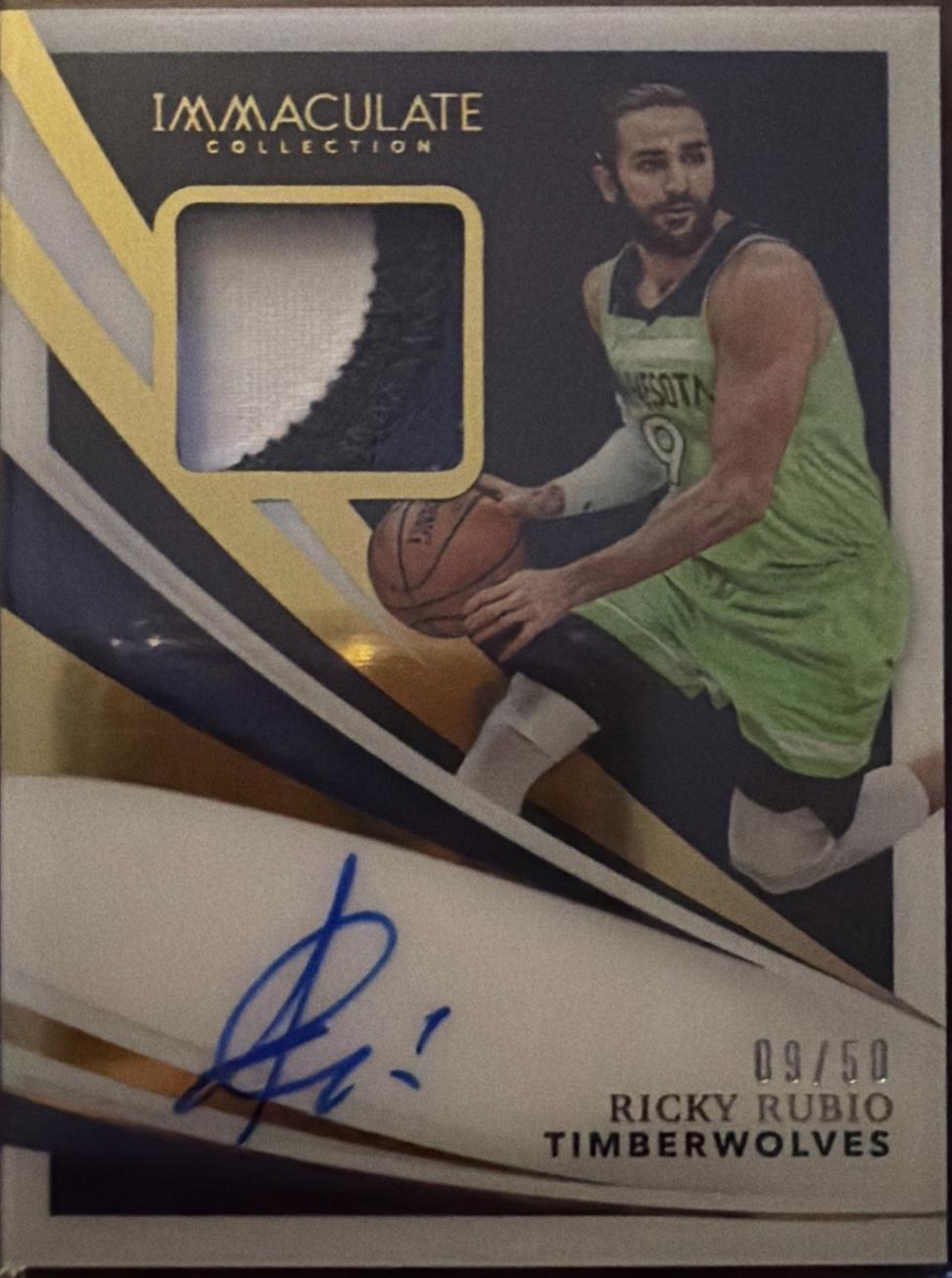 Ricky Rubio [Jersey Number] #PA-RRU