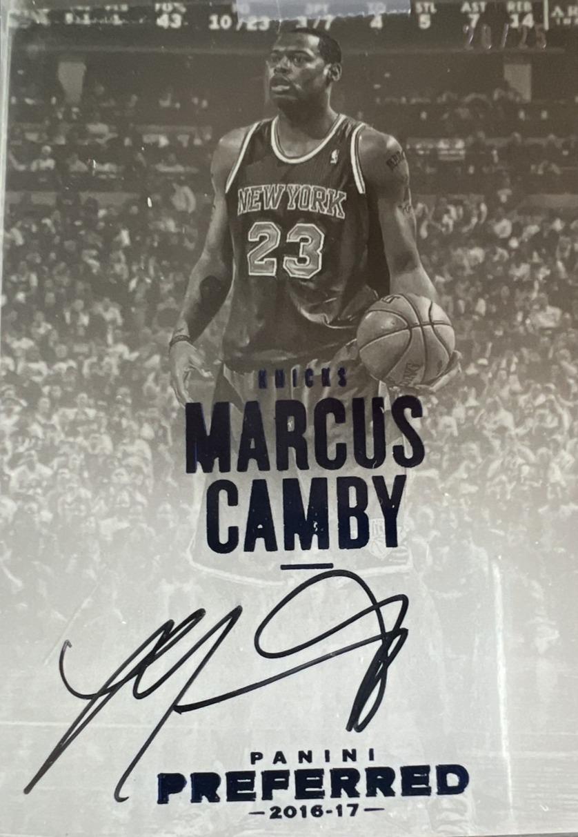 Marcus Camby [Autograph Blue] #140