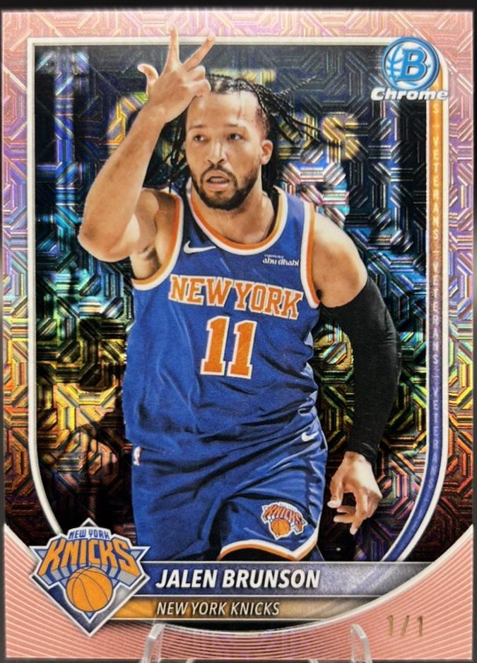 Jalen Brunson [Rose Gold Mojo] #BCV-62