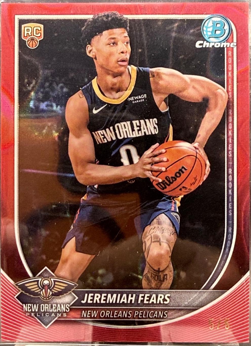 Jeremiah Fears [Red Lava Refractor] #BCV-7