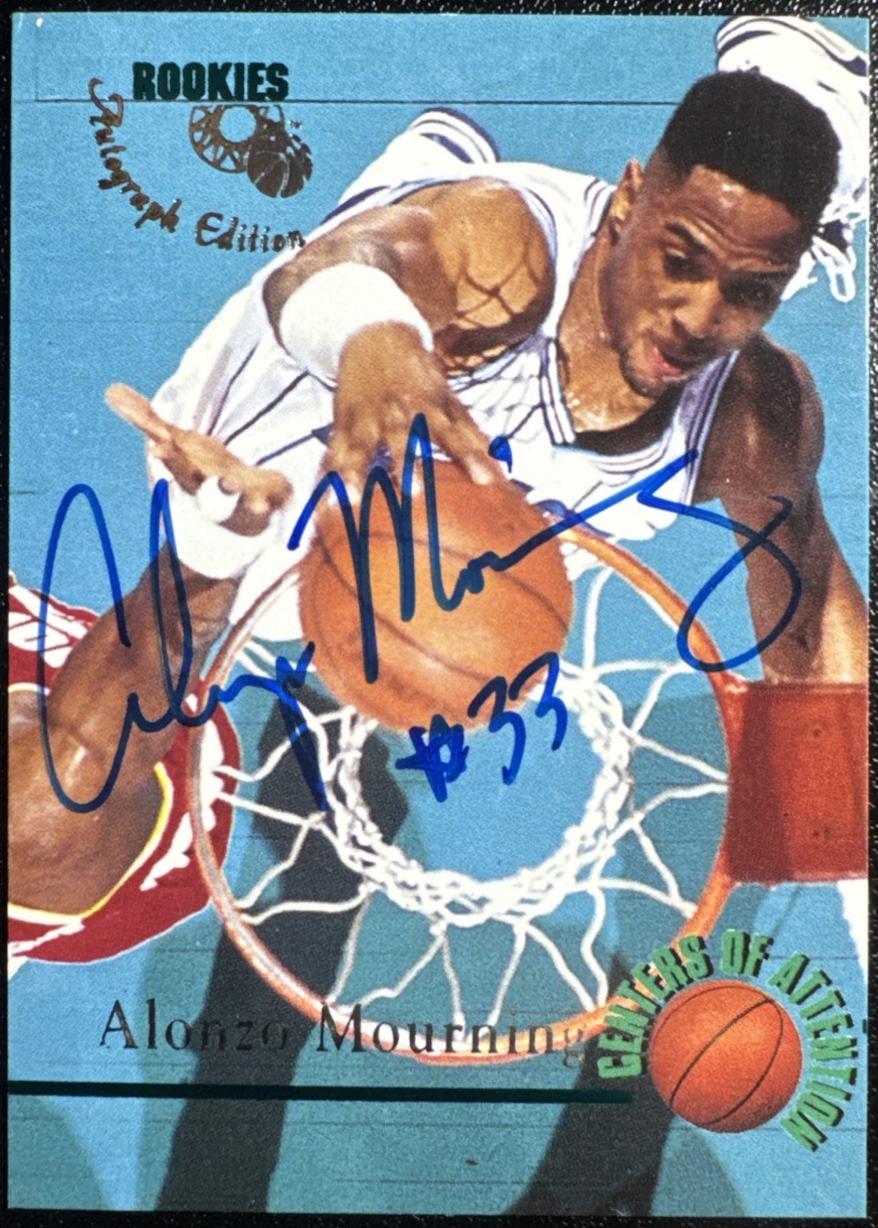 Alonzo Mourning [Autograph Edition Autograph]