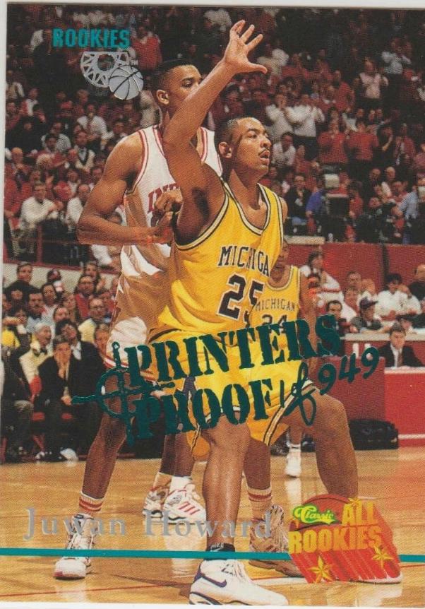 Juwan Howard [Printer's Proof] #102