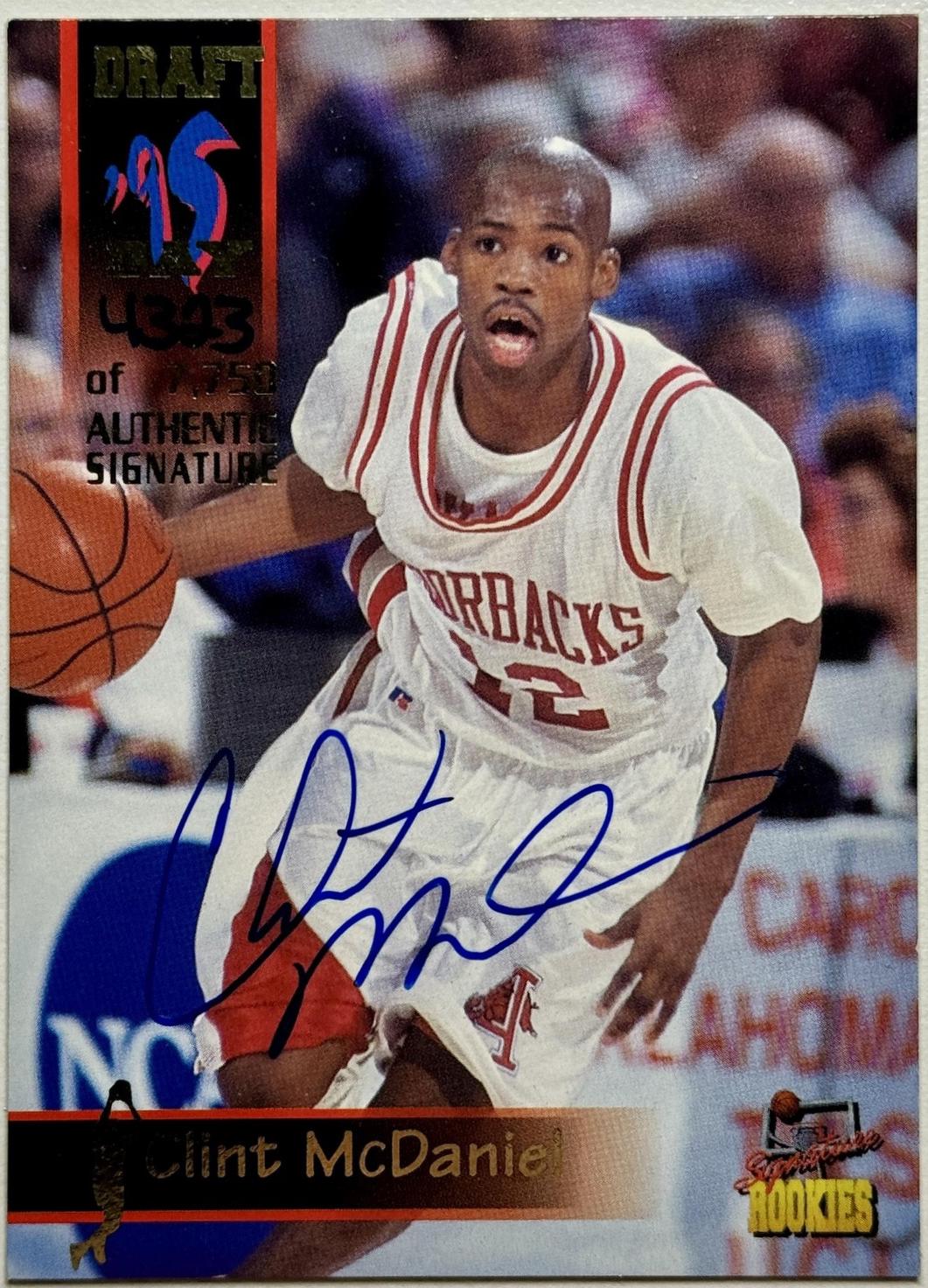 Clint McDaniel [Signature] #13