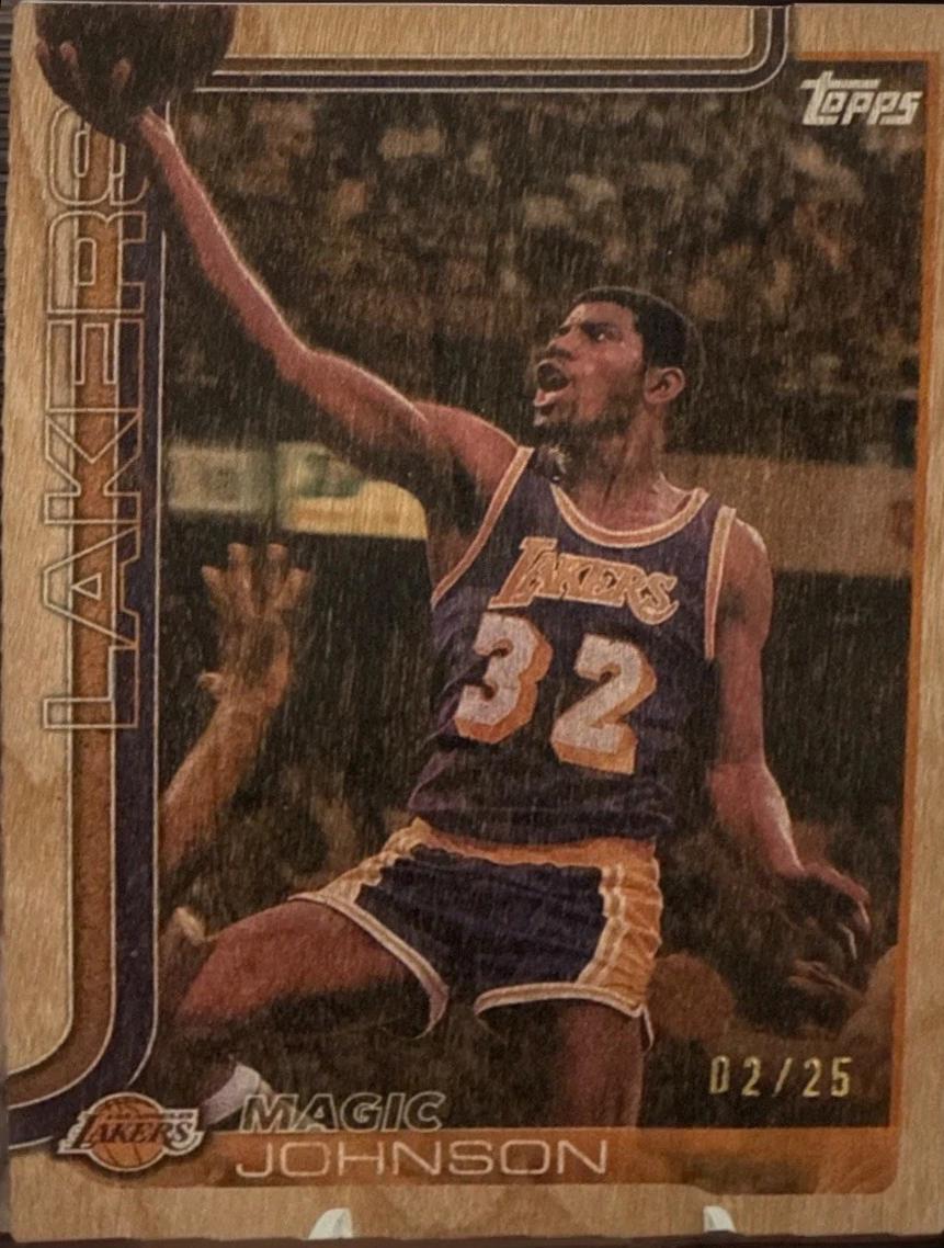 Magic Johnson [Wood] #255
