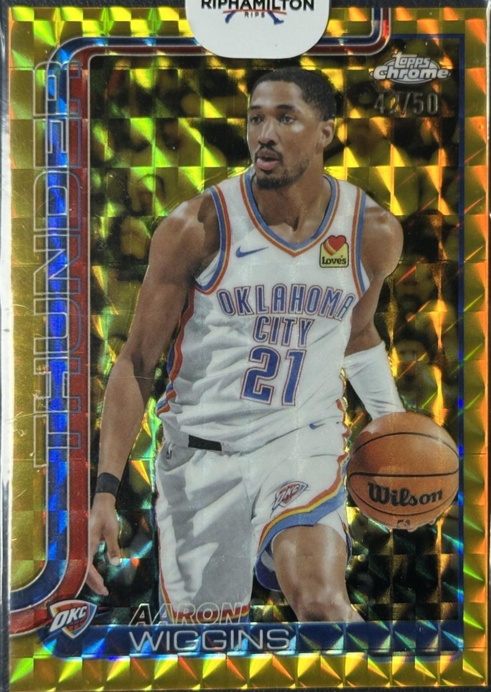 Aaron Wiggins [Gold Geometric Refractor] #196