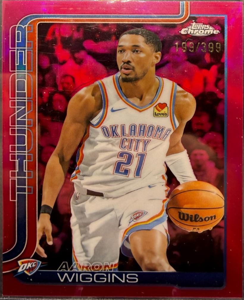 Aaron Wiggins [Magenta Refractor] #196