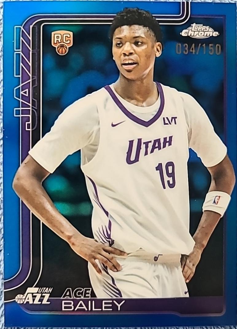 Ace Bailey [Blue Refractor] #255