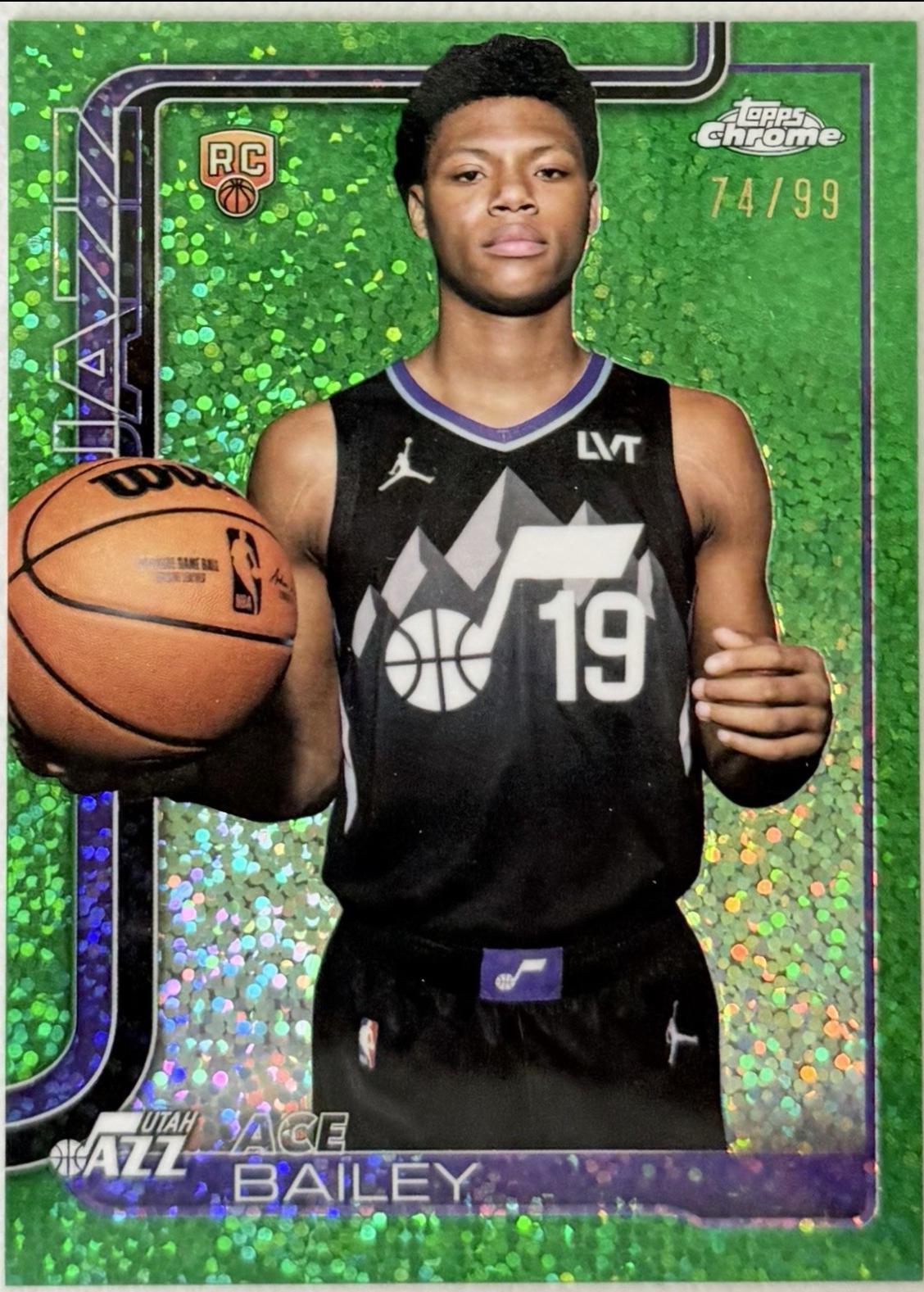 Ace Bailey [Green Refractor] #255
