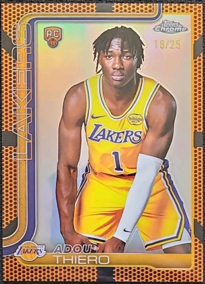 Adou Thiero [Orange Basketball Refractor] #286