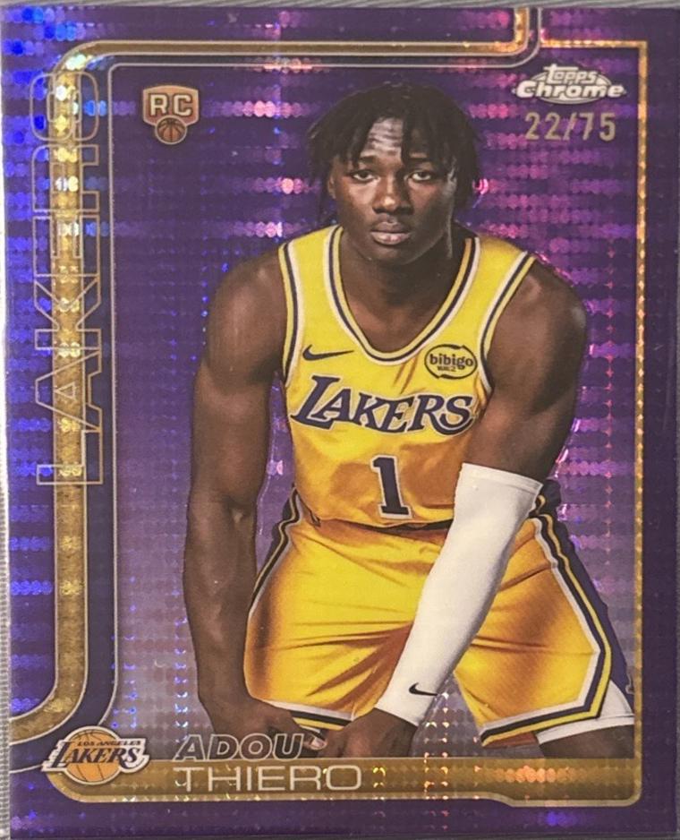 Adou Thiero [Purple Basketball Refractor] #286