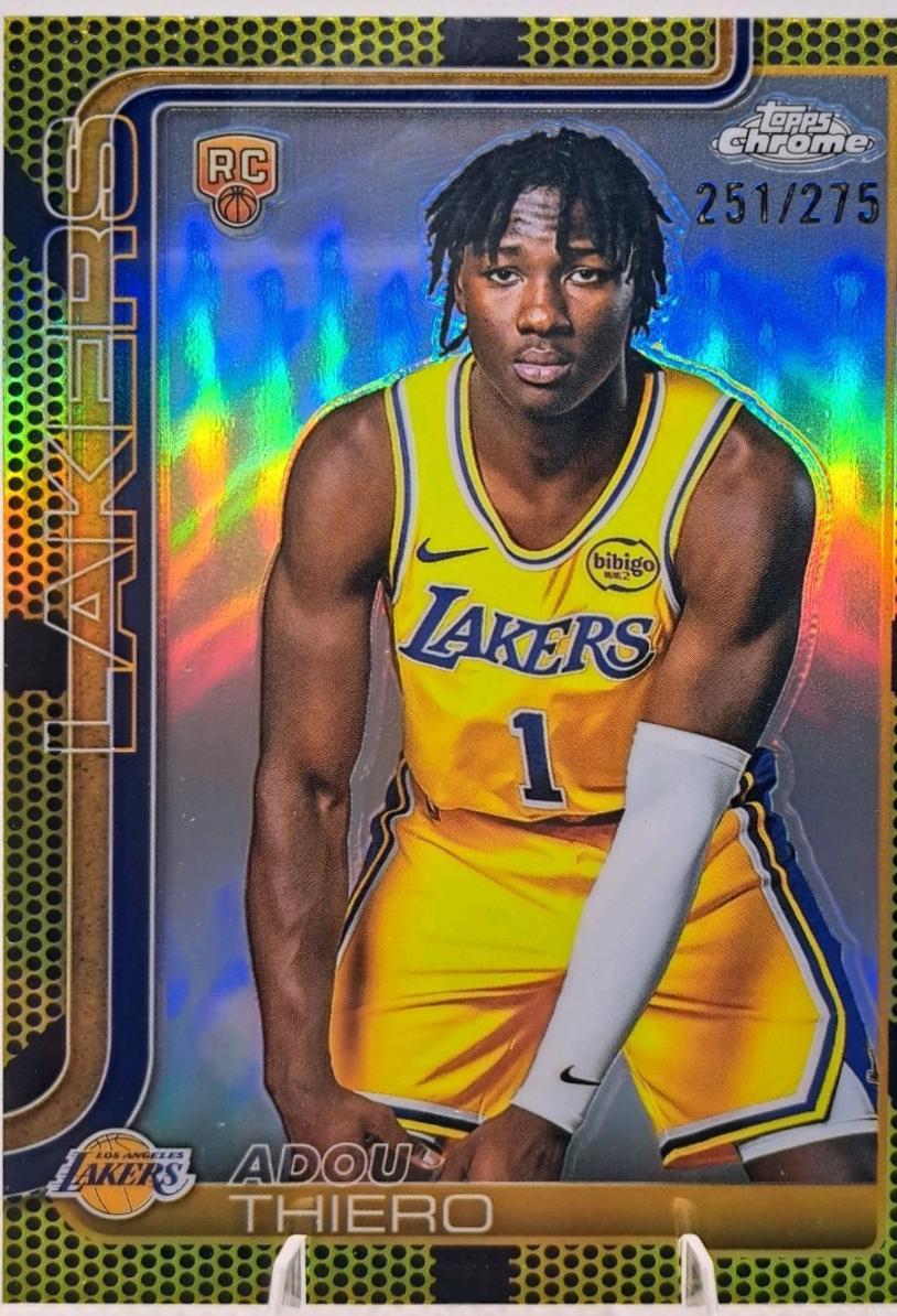 Adou Thiero [Yellow Basketball Refractor] #286