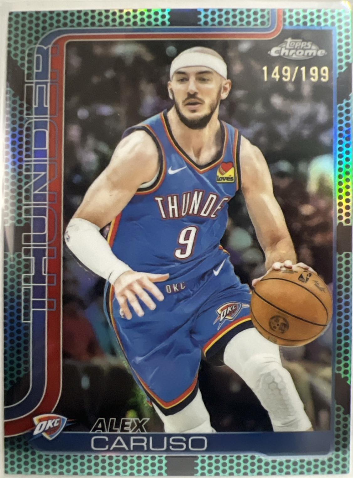 Alex Caruso [Aqua Basketball Refractor] #170