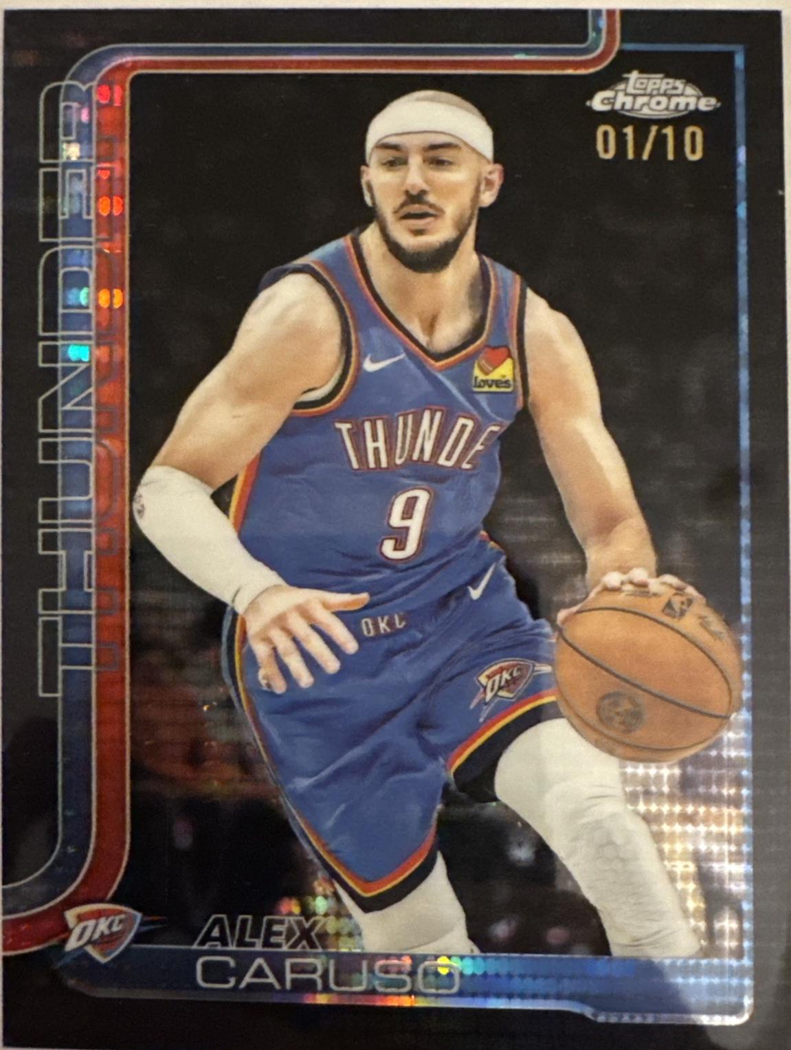 Alex Caruso [Black Basketball Refractor] #170