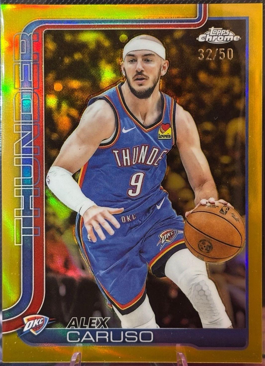 Alex Caruso [Gold Basketball Refractor] #170