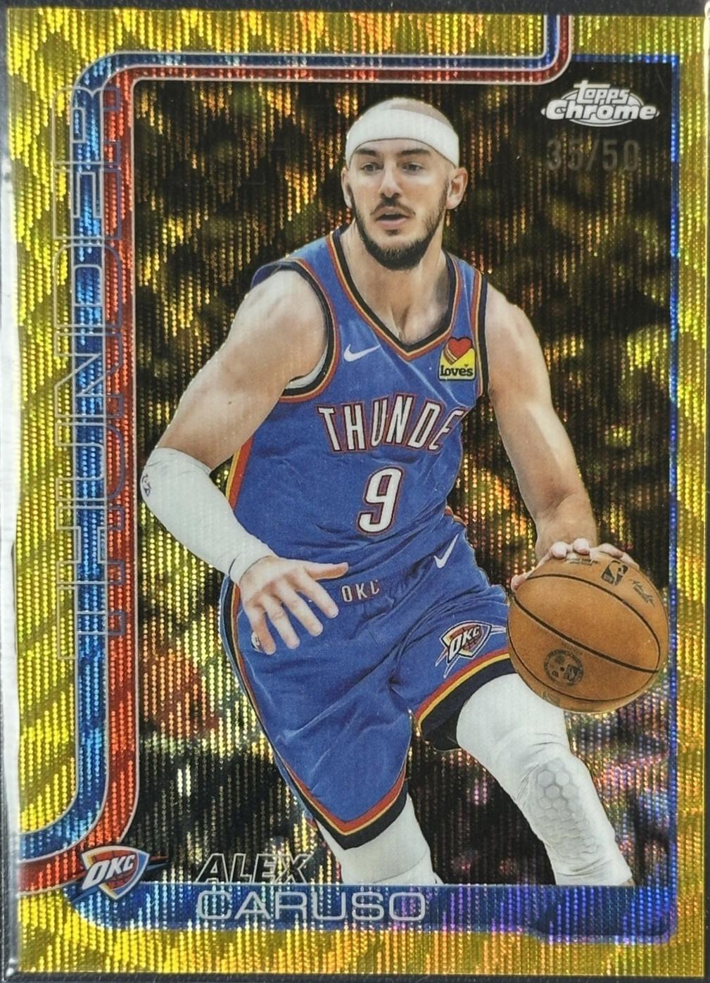 Alex Caruso [Gold Wave Refractor] #170