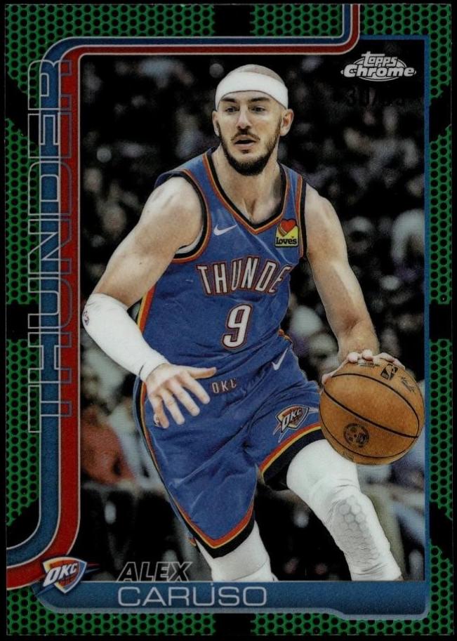 Alex Caruso [Green Basketball Refractor] #170