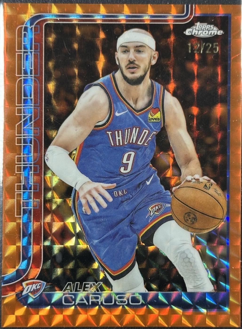 Alex Caruso [Orange Geometric Refractor] #170