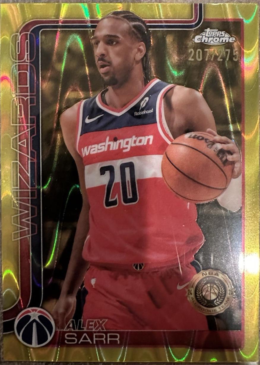 Alex Sarr [Gold Wave Refractor] #218
