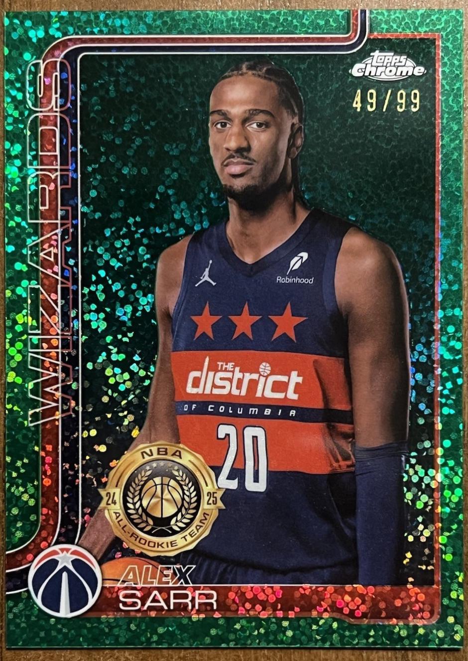 Alex Sarr [Green Refractor] #218