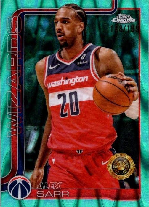 Alex Sarr [Green Wave Refractor] #218