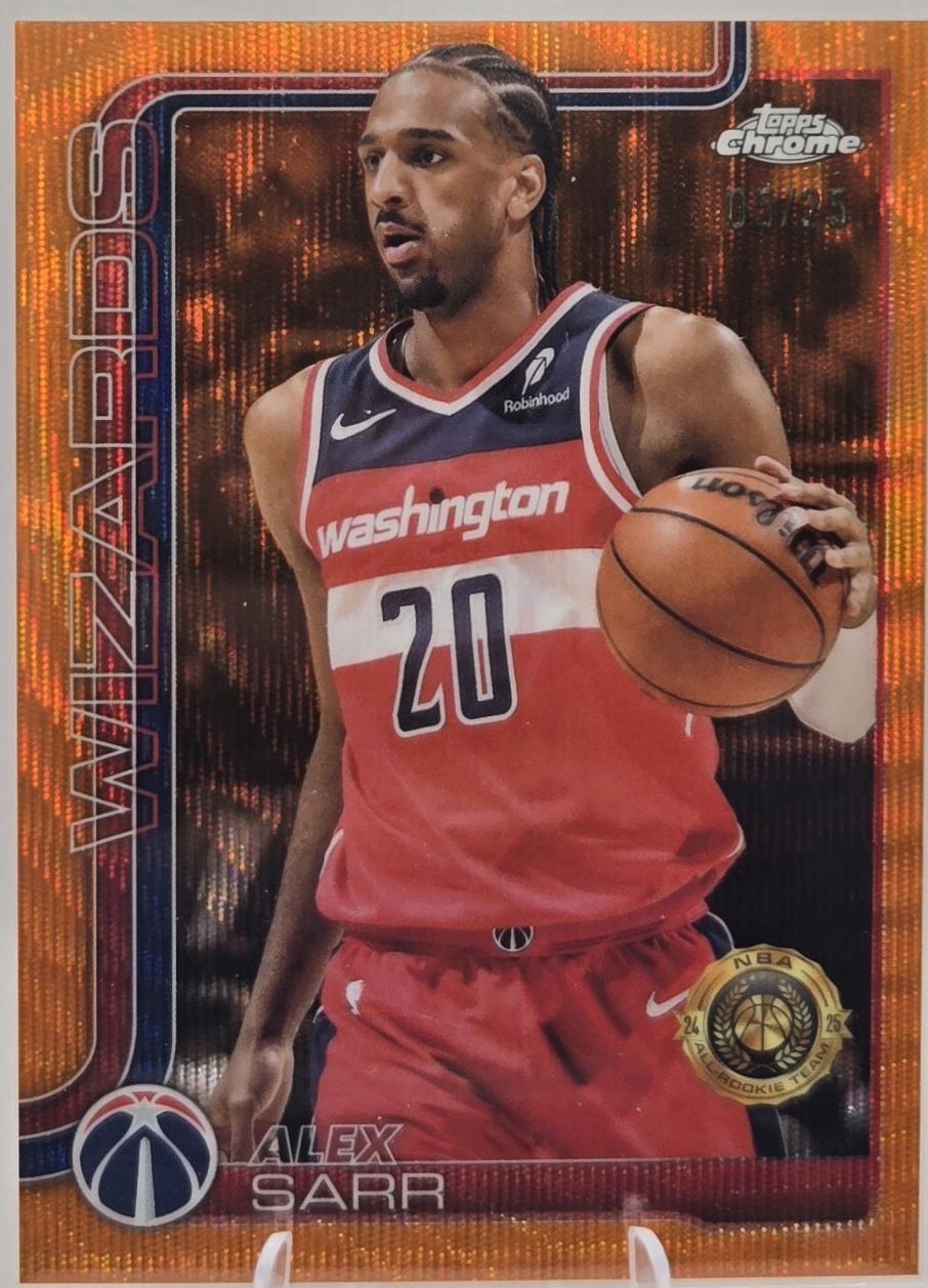 Alex Sarr [Orange Wave Refractor] #218