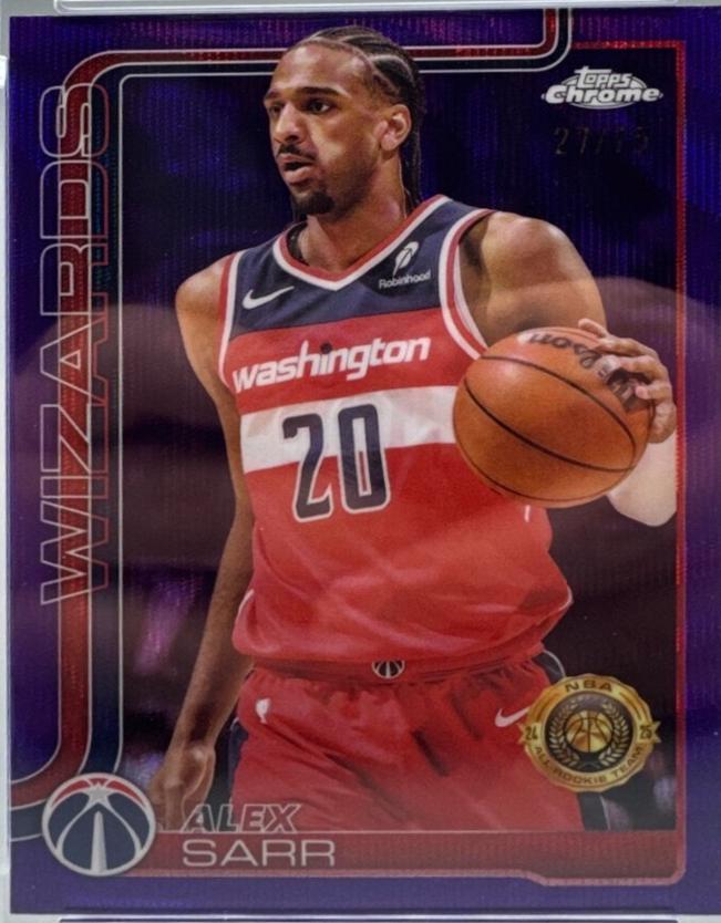 Alex Sarr [Purple Wave Refractor] #218