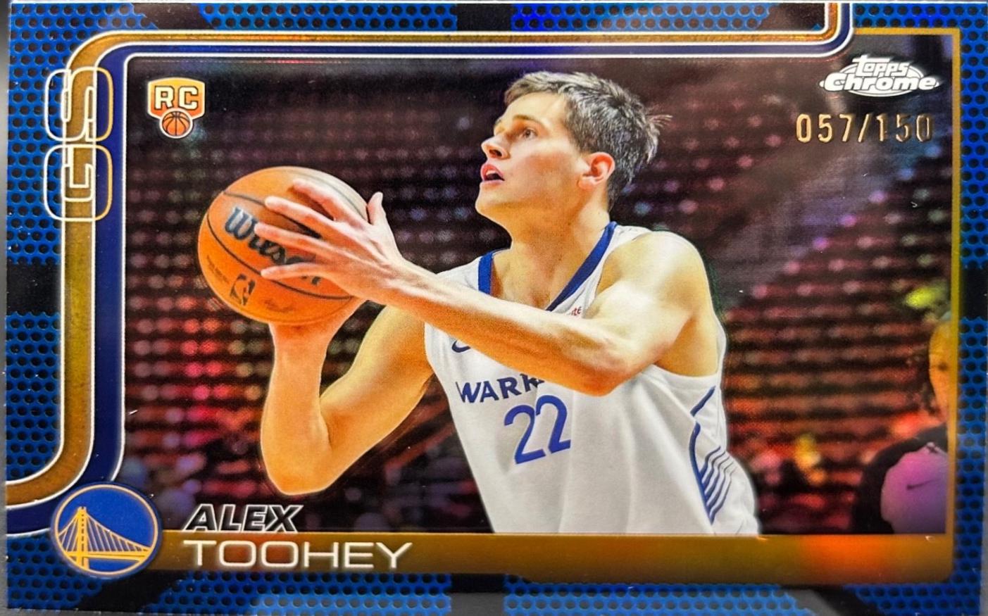 Alex Toohey [Blue Basketball Refractor] #298