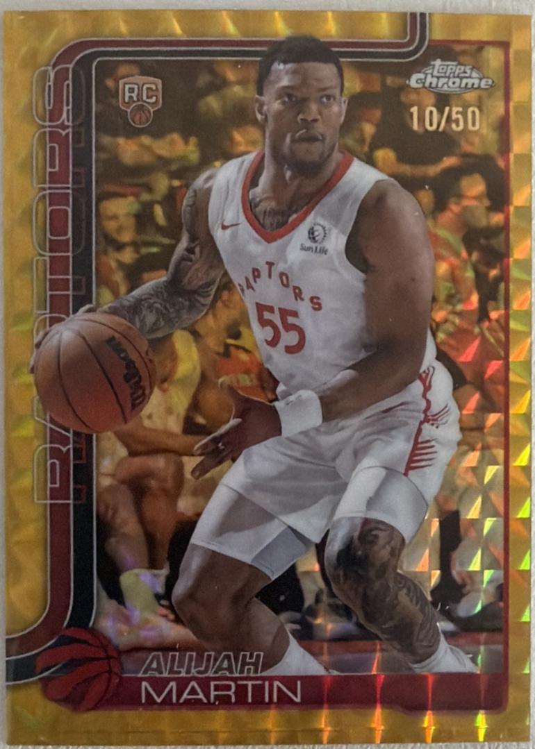 Alijah Martin [Gold Basketball Refractor] #290