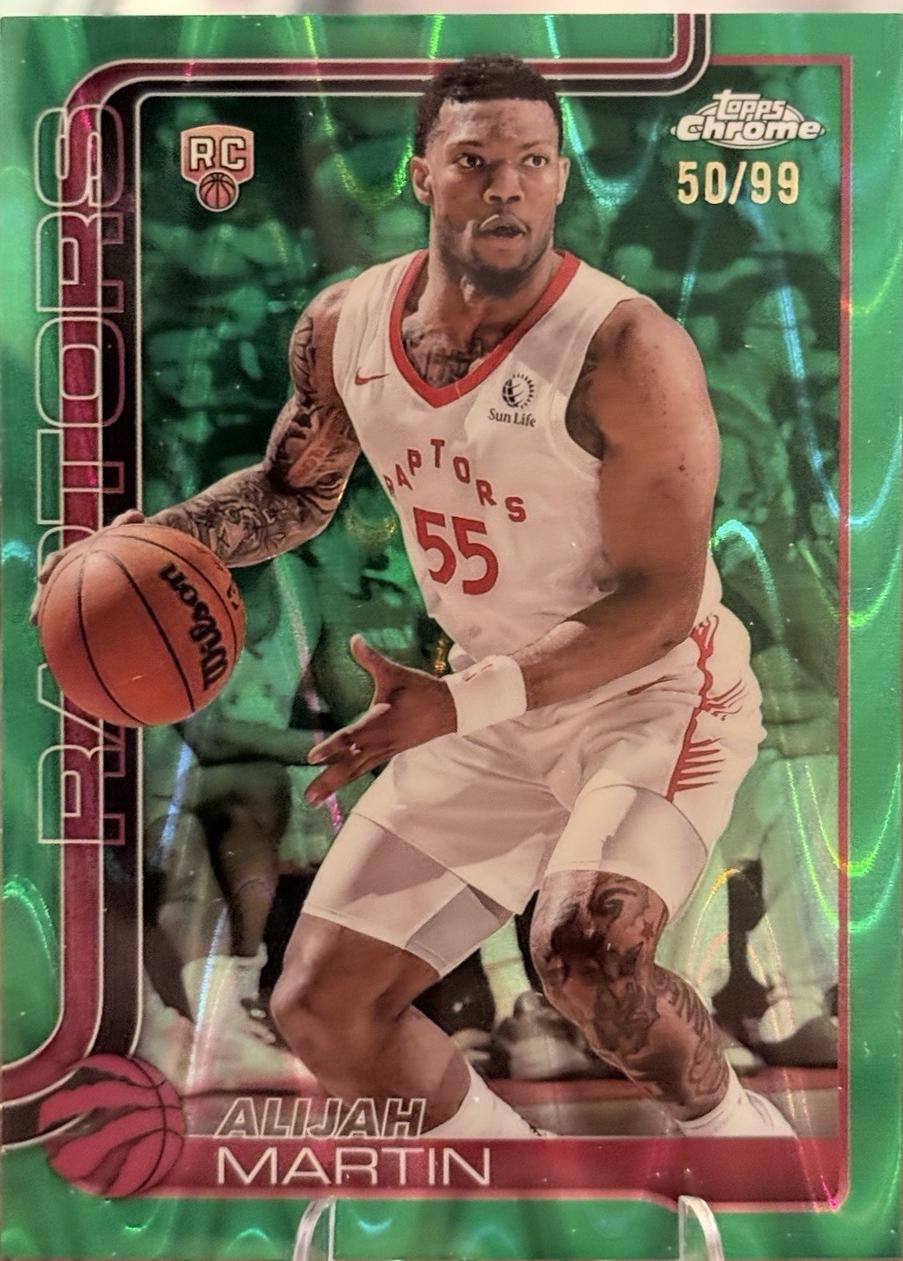 Alijah Martin [Green Basketball Refractor] #290