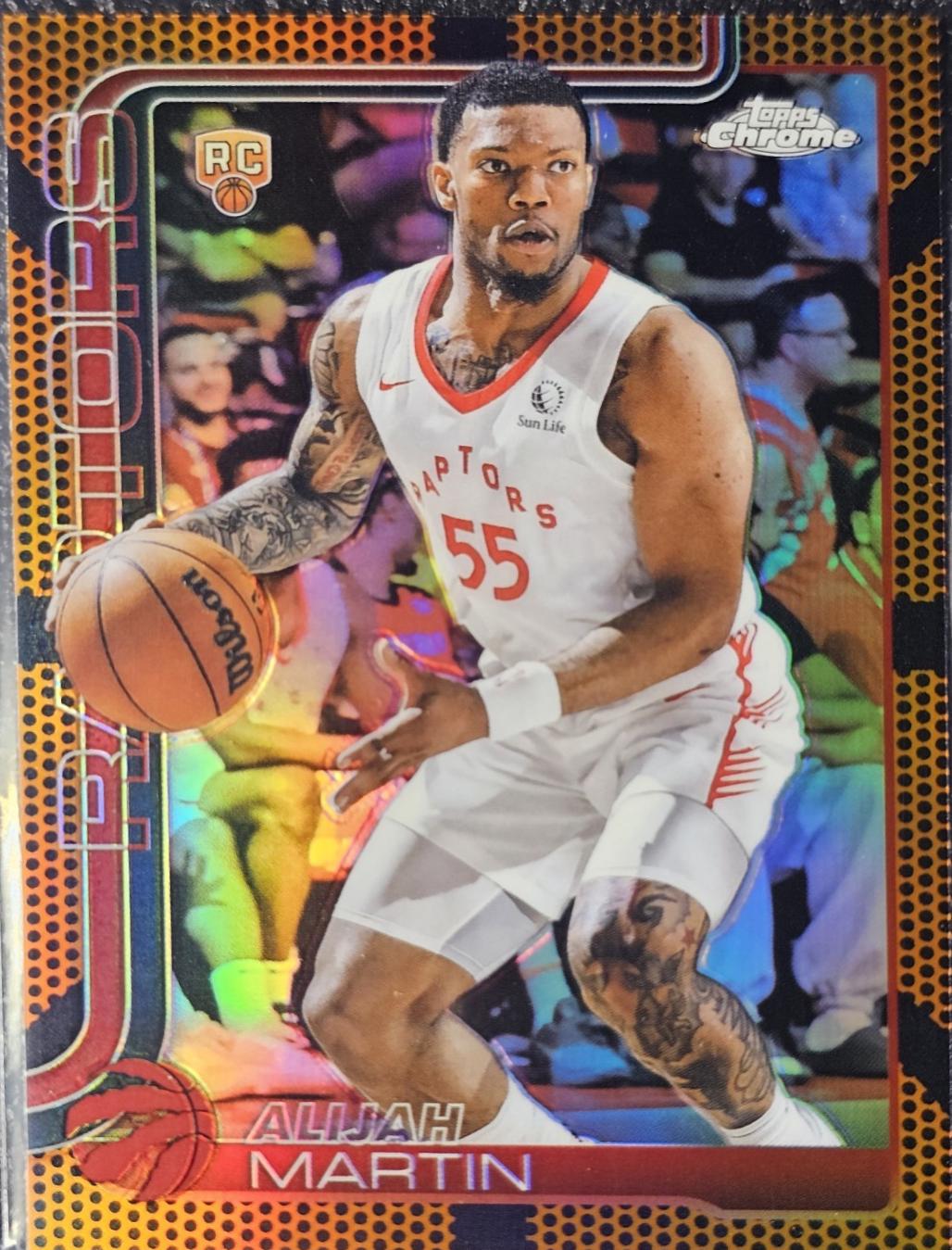 Alijah Martin [Orange Basketball Refractor] #290
