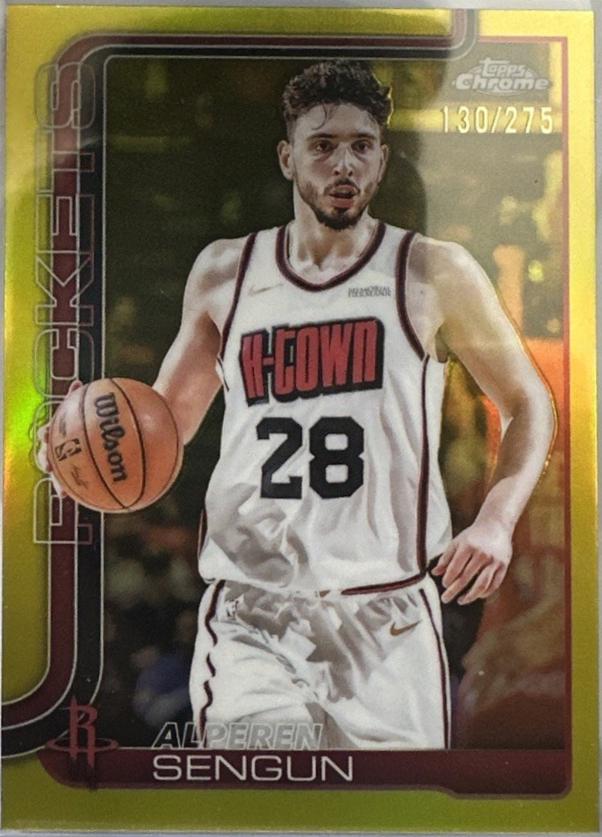 Alperen Sengun [Gold Basketball Refractor] #98