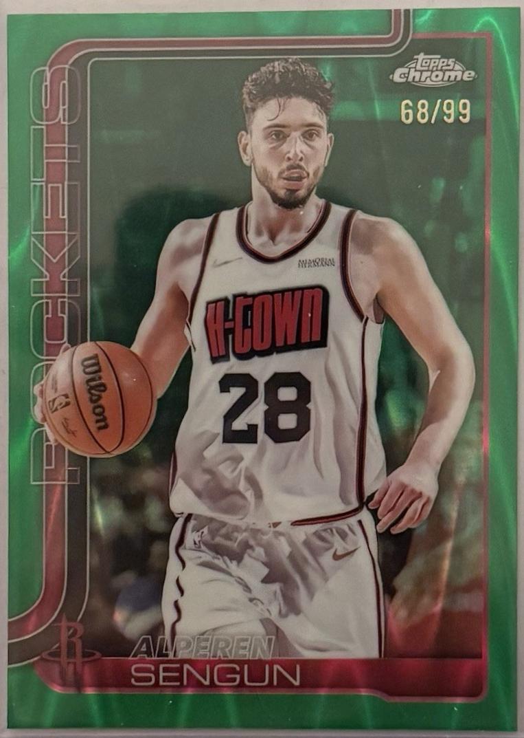 Alperen Sengun [Green Basketball Refractor] #98