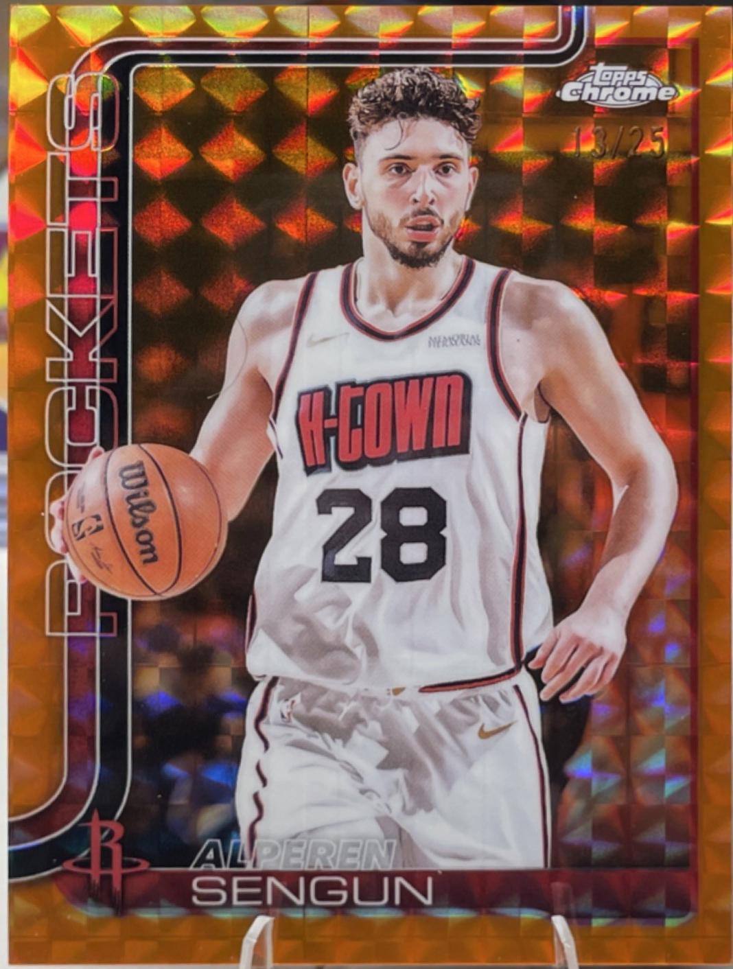 Alperen Sengun [Orange Wave Refractor] #98