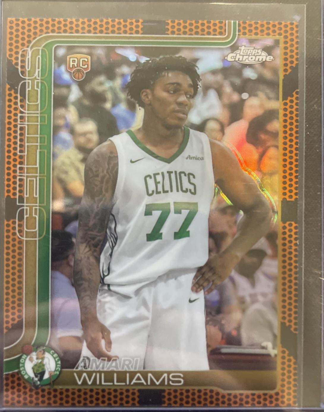 Amari Williams [Orange Basketball Refractor] #297