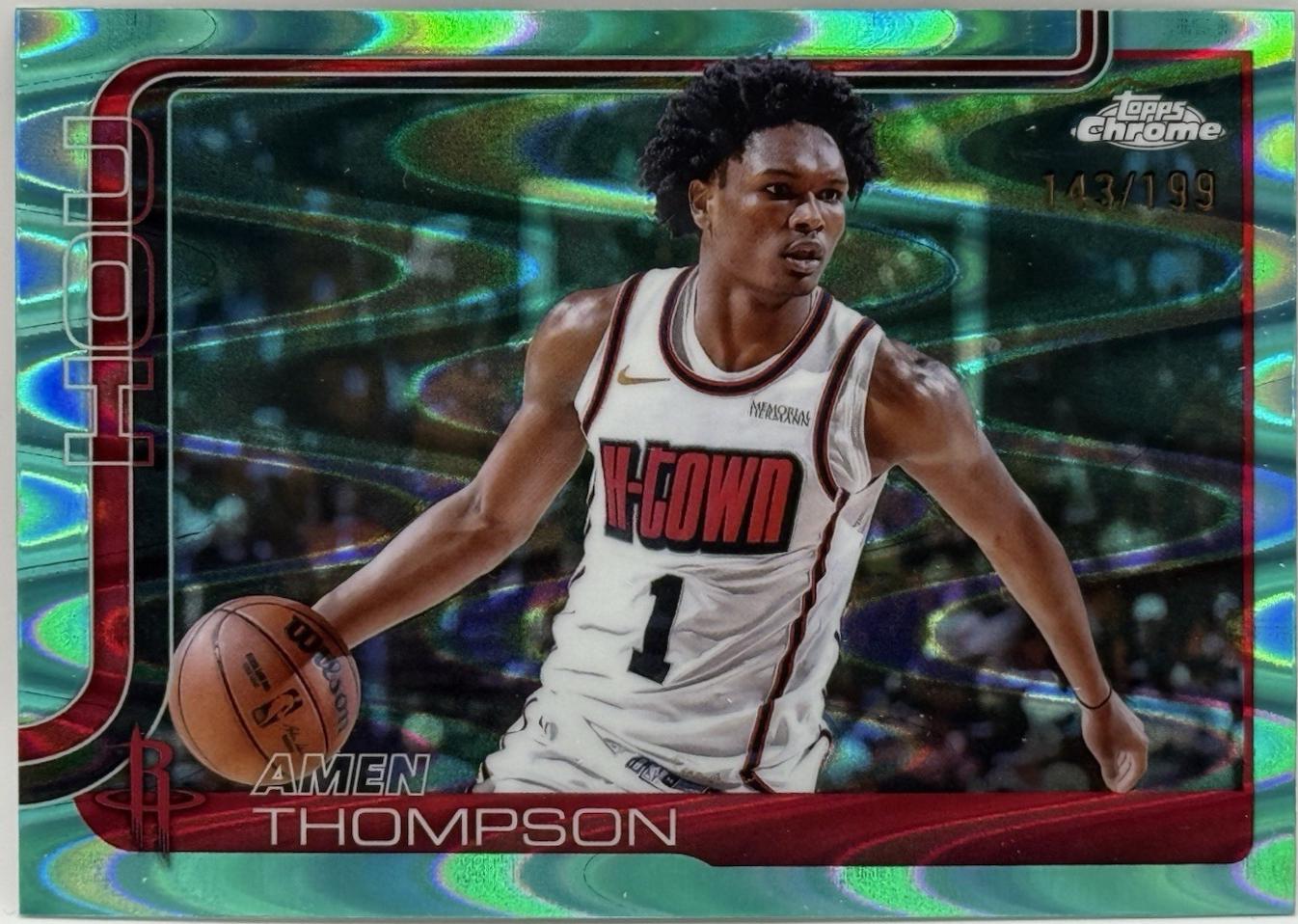 Amen Thompson [Aqua Refractor] #17