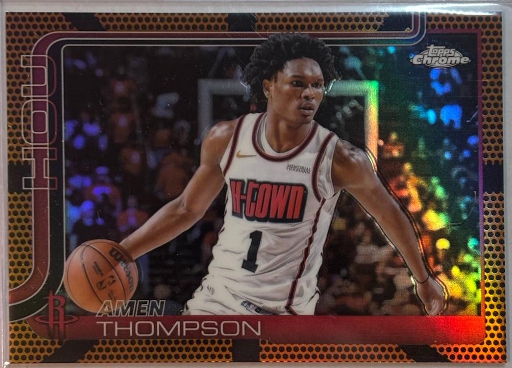 Amen Thompson [Orange Basketball Refractor] #17