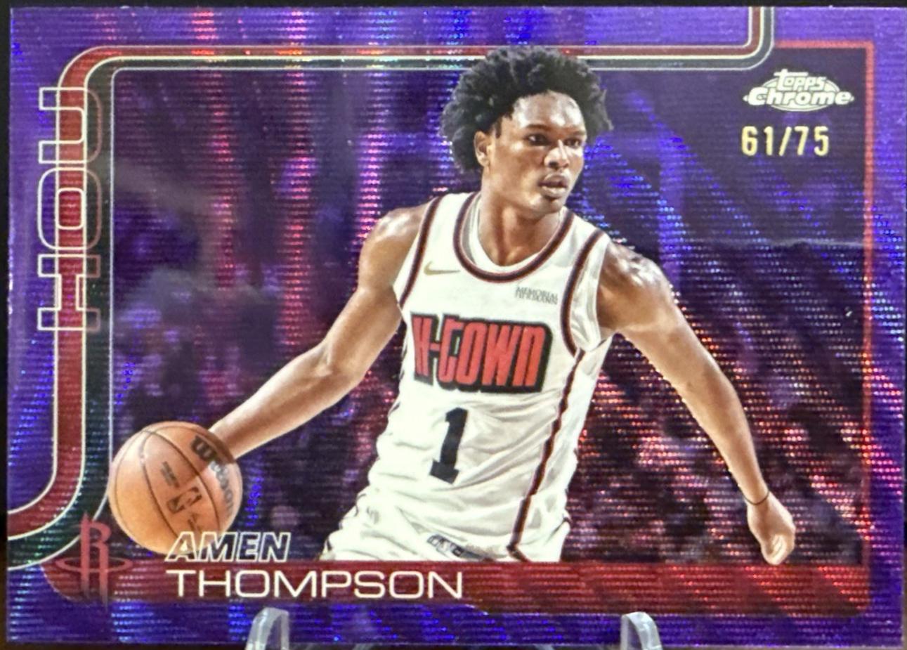 Amen Thompson [Purple Wave Refractor] #17