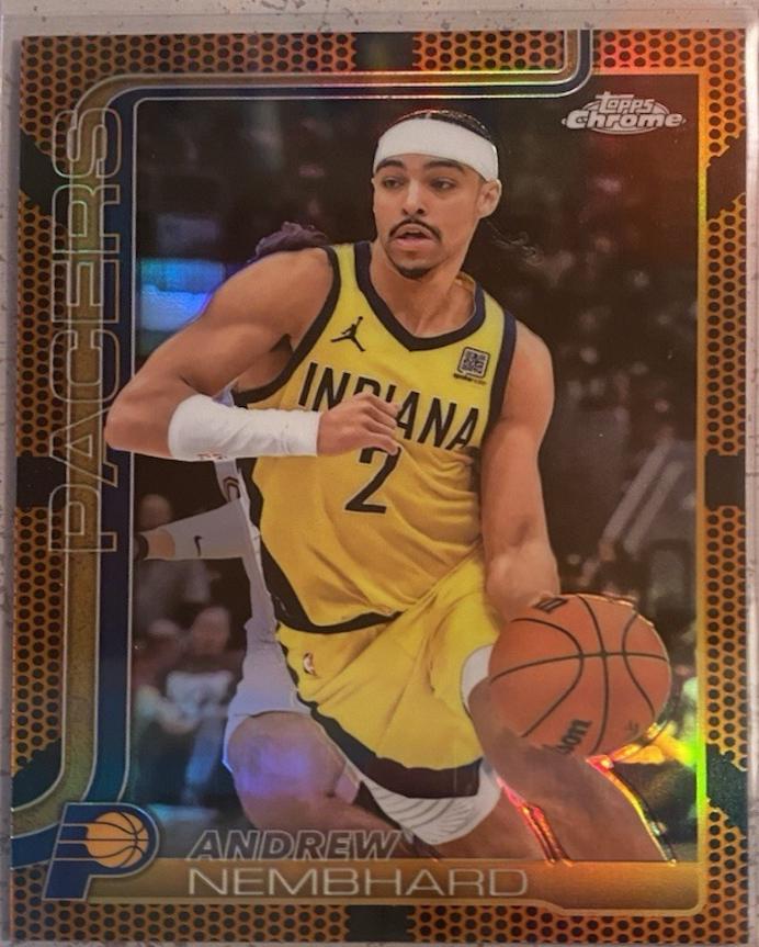 Andrew Nembhard [Orange Basketball Refractor] #97