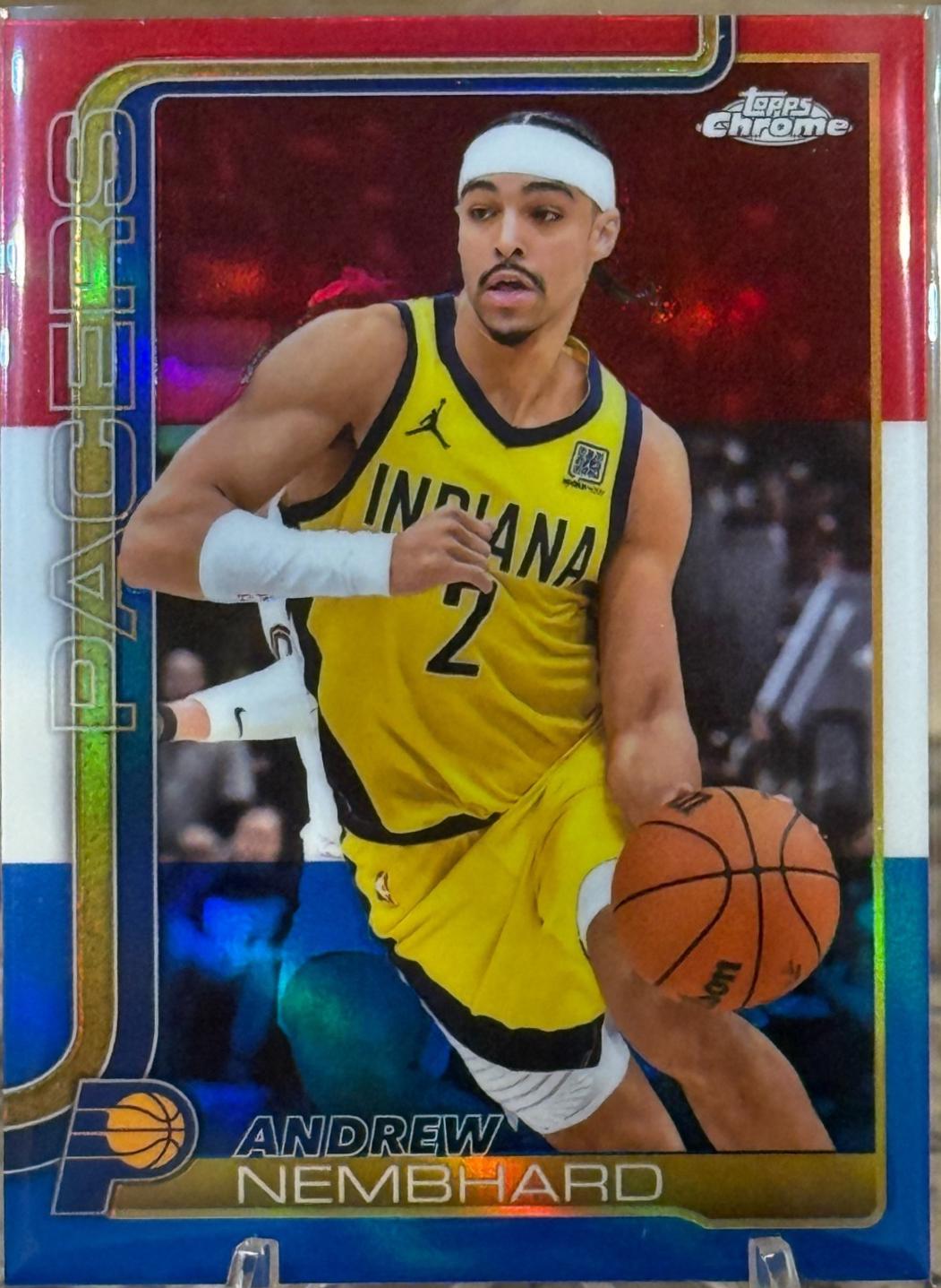 Andrew Nembhard [Red White Blue Refractor] #97