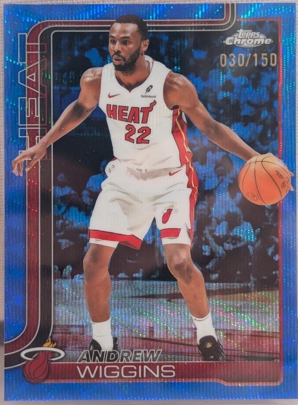 Andrew Wiggins [Blue Wave Refractor] #180