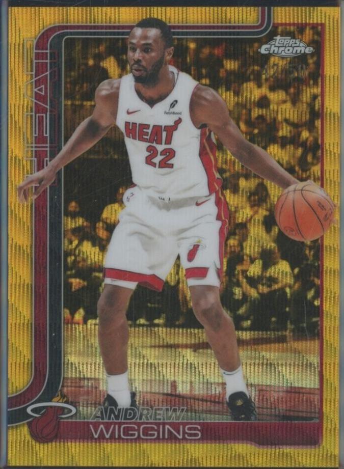 Andrew Wiggins [Gold Wave Refractor] #180